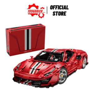 Mô hình lắp ráp siêu xe Ferrari 488 C61043, đồ chơi lắp ráp siêu xe ferrari Hãng CADA C61043 Tỉ lệ 1:8 - 1996BRICK